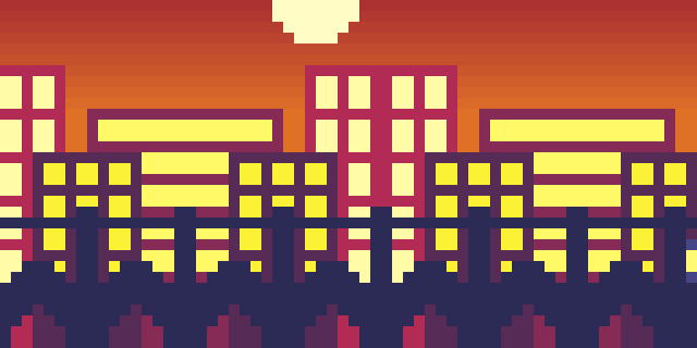 Train pixel animation